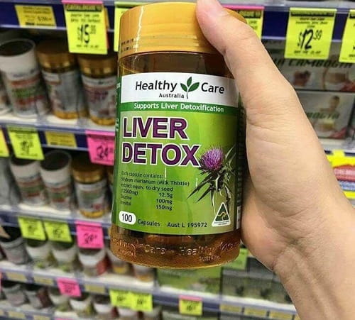Cách sử dụng viên giải độc gan Healthy Care Liver Detox-1