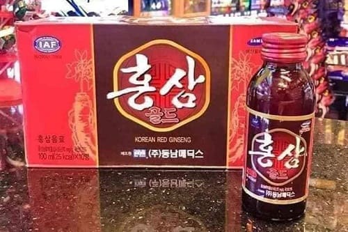 Nước uống hồng sâm Korean Red Ginseng review-2