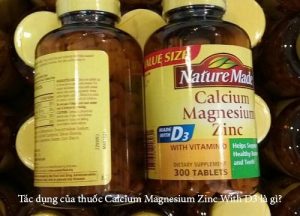 Tác dụng của thuốc Calcium Magnesium Zinc With D3 là gì?-1