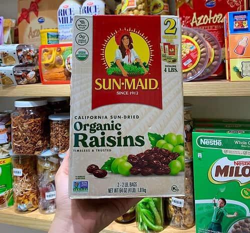 Nho khô Sun Maid Organic Raisins review-2