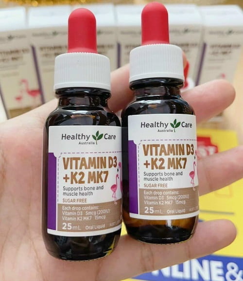 Vitamin D3 K2 MK7 của Healthy Care review-2