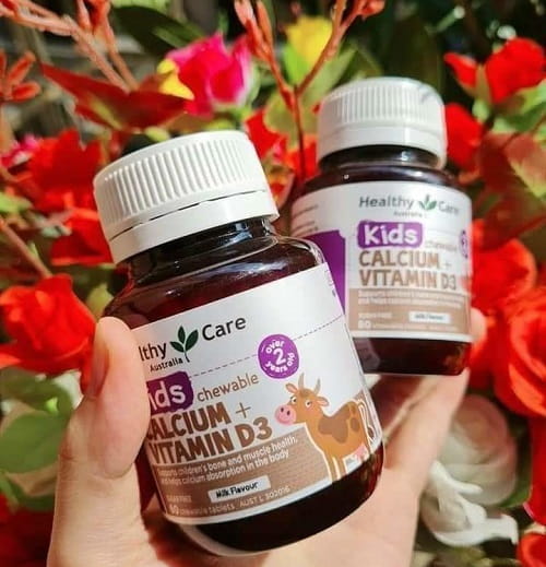 Review viên nhai Calcium Vitamin D3 Healthy Care-2