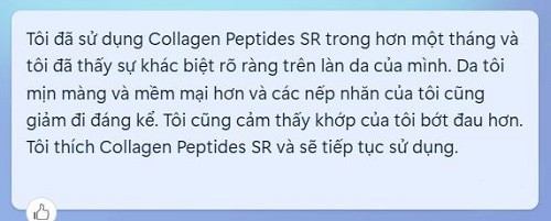 Collagen Peptides SR review dạng bột-4