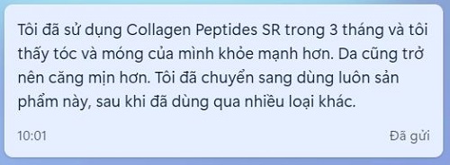 Collagen Peptides SR review dạng bột-5