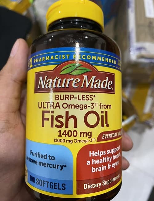 Viên uống Burp Less Fish Oil 1400mg có tác dụng gì?-3