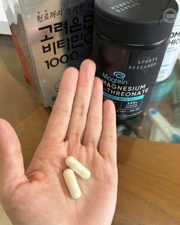 Review Magtein Magnesium L-Threonate Sports Research 2000mg có tốt không?