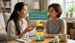 Viên Uống Nature Made D3 1000 IU Giá Bao Nhiêu? Có Đáng Tiền Như Lời Đồn?