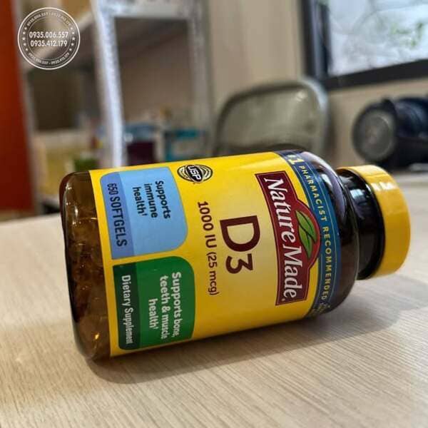 Mua Nature Made D3 1000 IU chính hãng ở đâu?