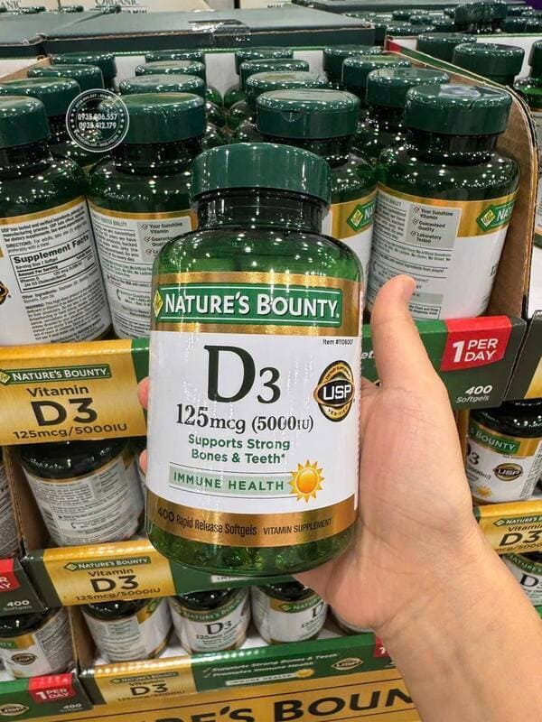 Mua Nature’s Bounty Vitamin D3 chính hãng ở đâu?