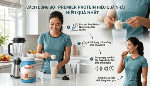 Cách Dùng Bột Premier Protein Hiệu Quả Nhất
