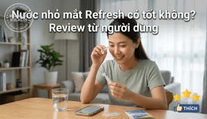 Nước nhỏ mắt Refresh có tốt không? Review từ người dùng