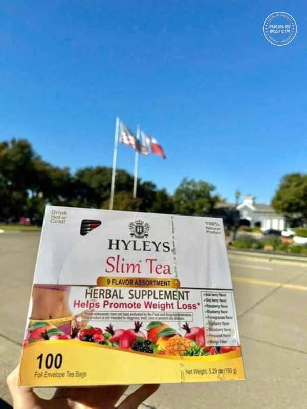 Trà thảo mộc Hyleys Slim Tea 100 gói là gì?